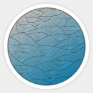 Waves Sticker